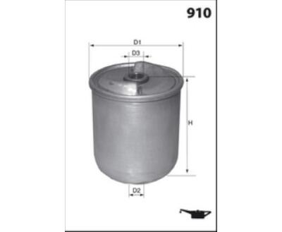 EHC8500 Фільтр оливи (Mecafilter) ( аналог51417E/OZ1D)