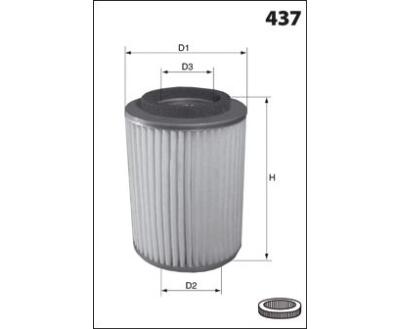 EL9127 Фільтр повітря (Mecafilter) ( аналогWA9479/)