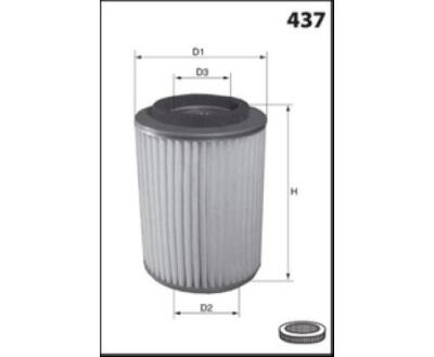 EL9127 Фільтр повітря (Mecafilter) ( аналогWA9479/)