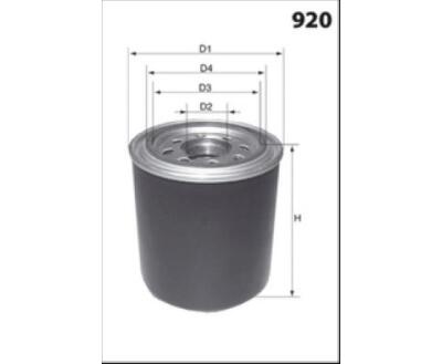 ELD8100 Фільтр повітря (Mecafilter) ( аналог93118E/AL12)