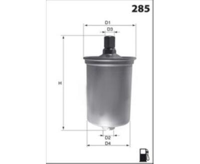 ELE3570 Фільтр палива (Mecafilter) ( аналогWF8028/KL29)