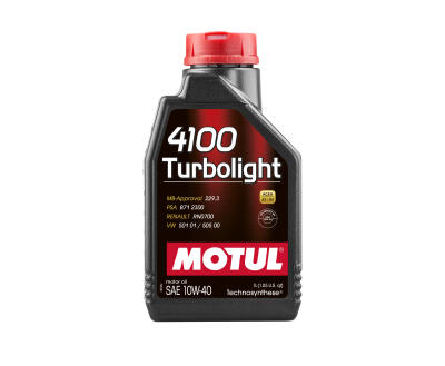 Олива моторна MOTUL 4100 Turbolight SAE 10W40 12х1 L
