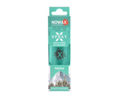NOWAX Ароматизатор повітря з розпилювачем в коробці NOWAX серія “X Spray“ - Alpine