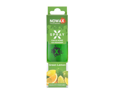 NOWAX Ароматизатор повітря з розпилювачем в коробці NOWAX серія “X Spray“ - Green lemon