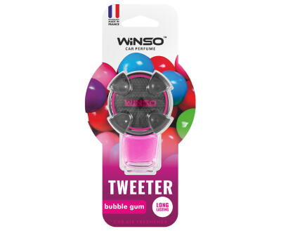 Освіжувач повітря WINSO Tweeter, на дефлектор, 8мл., Bubble Gum (24шт/ящ.)