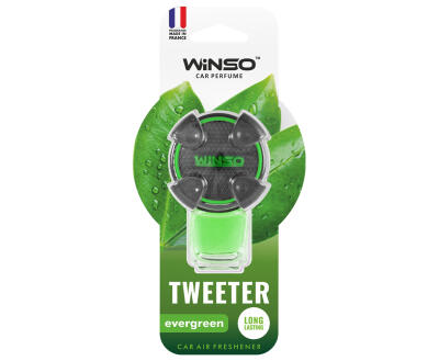 Освіжувач повітря WINSO Tweeter, на дефлектор, 8мл., Evergreen (24шт/ящ.)
