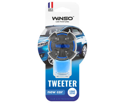 Освіжувач повітря WINSO Tweeter, на дефлектор, 8мл., New Car (24шт/ящ.)