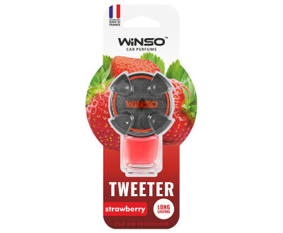 Освіжувач повітря WINSO Tweeter, на дефлектор, 8мл., Strawberry (24шт/ящ.)