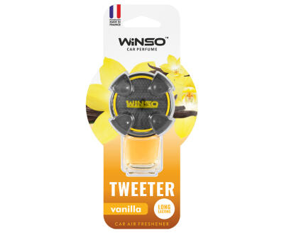 Освіжувач повітря WINSO Tweeter, на дефлектор, 8мл., Vanilla (24шт/ящ.)