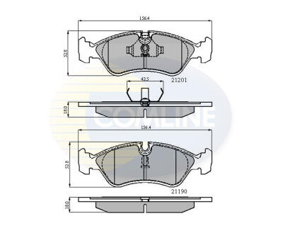 CBP0150 Comline - Гальмівні колодки до дисків