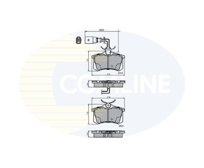 CBP1797 Comline - Гальмівні колодки до дисків