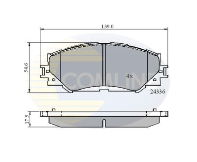 CBP01515 Comline - Гальмівні колодки до дисків