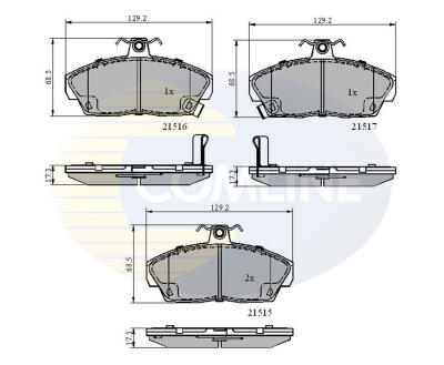 CBP3232 Comline - Гальмівні колодки до дисків