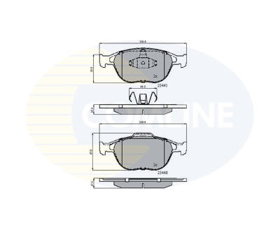 CBP01150 Comline - Гальмівні колодки до дисків
