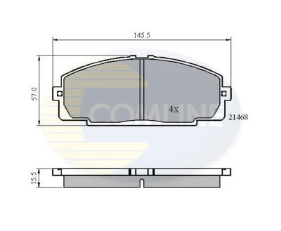 CBP0459 Comline - Гальмівні колодки до дисків