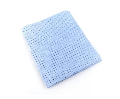 Професійна ганчірка для авто, 40*40 mm, (перфорована синя)