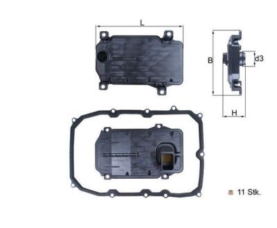 HX186D Фільтр гідравліки (KNECHT)