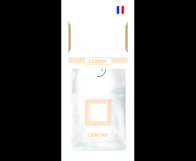 NOWAX Ароматизатор целюлозний серія Delux Card 6 г. - Legend (50шт/ящ)