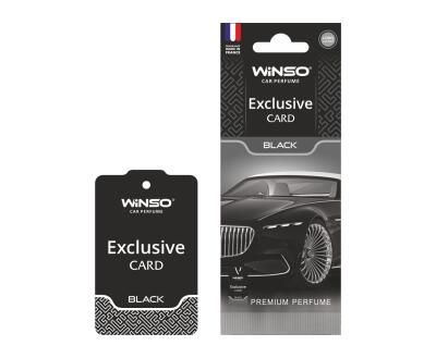 Освіжувач повітря WINSO Exclusive, целюлозний ароматизатор, Black, (50шт/ящ.)