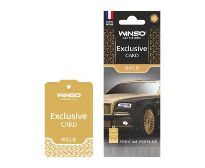 Освіжувач повітря WINSO Exclusive, целюлозний ароматизатор, Gold, (50шт/ящ.)