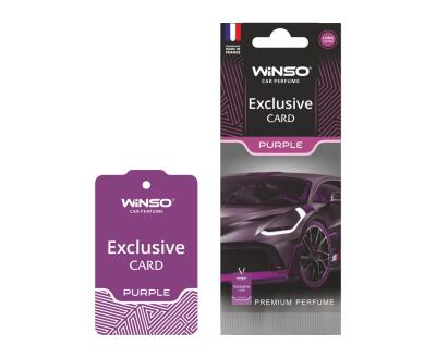 Освіжувач повітря WINSO Exclusive, целюлозний ароматизатор, Purple, (50шт/ящ.)