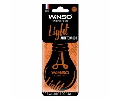 Освіжувач повітря WINSO Light, целюлозний ароматизатор, Anti Tobacco,(50шт/ящ.)
