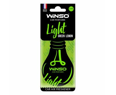 Освіжувач повітря WINSO Light, целюлозний ароматизатор, Green Lemon,(50шт/ящ.)