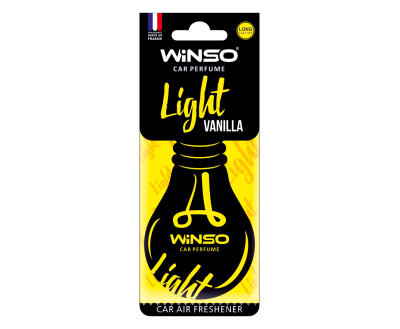 Освіжувач повітря WINSO Light, целюлозний ароматизатор, Vanilla,(50шт/ящ.)