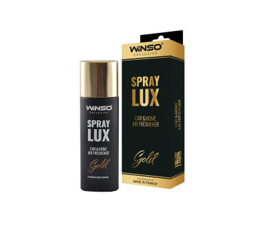 Освіжувач повітря в ексклюзивній упаковці Winso Spray Lux Exclusive 55 мл. - Gold, (20шт./уп.)