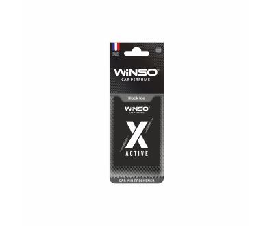 Освіжувач повітря WINSO X Active, целюлозний ароматизатор, Black Ice, (50шт/ящ.)