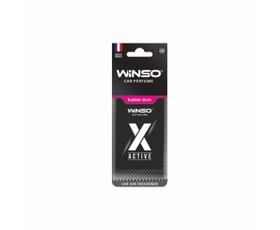 Освіжувач повітря WINSO X Active, целюлозний ароматизатор, Bubble Gum, (50шт/ящ.)
