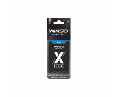 Освіжувач повітря WINSO X Active, целюлозний ароматизатор, Sport, (50шт/ящ.)