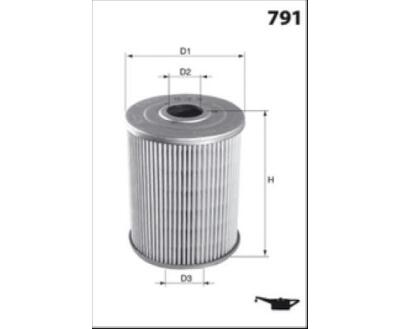 EHY8201 Фільтр оливи (Mecafilter) (аналог 92121E/E39H D119 )