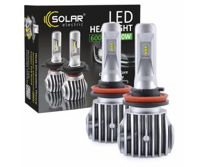 SOLAR LED  H11 CANBUS 12/24V 6500K 6000Lm 50W Cree Chip 1860 (50шт.)