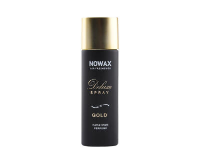 Ароматизатор повітря з розпилювачем у виставковому боксі ТМ Nowax серія Deluxe Spray - Gold, 50 ml