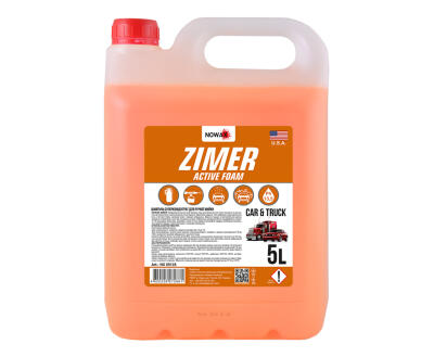 Піна активна Nowax  ZIMER ACTIVE FOAM  Суперконц. для безконтактної мийки, 5L 1:20; 1:30 (балон)
