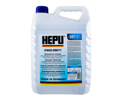 Готова до використання охолоджуюча рідина HEPU P900 RM11 5L (синій) x4
