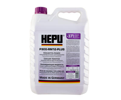 Готова до використання охолоджуюча рідина HEPU P900 RM12 PLUS 5L (фіолетовий) x4