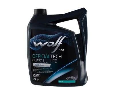 Олива моторна WOLF OFFICIALTECH 0W30 LL III FE  5л.