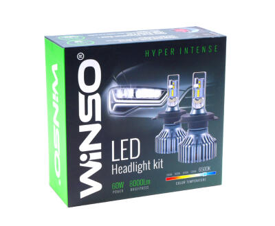 LED H7 12/24V потужність 60Вт, світловий потік 8000Лм., темпрература 6500К, Lumileds ZES Chi