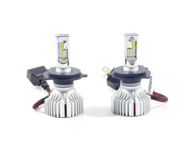 LED H4 12/24V потужність 60Вт, світловий потік 8000Лм., темпрература 6500К, Lumileds ZES Chi