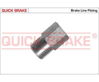 PA5.0 QUICK BRAKE З'єднувач трубки гальмівний (7/16''x24/d=5.0 довжина 21 мм,ширина ключа 11)