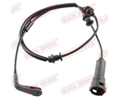 WS 0223 A QUICK BRAKE Датчик зносу гальмівних колодок (задніх) Audi 100/Opel Vectra C -08 (L=700mm)