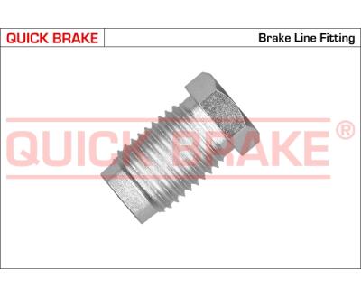 ZB QUICK BRAKE З'єднувач трубки гальмівний (M14x1.5/L=26mm/d=8.2mm)
