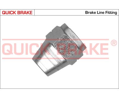 ZG QUICK BRAKE З'єднувач трубки гальмівний (M16x1.25/L=26mm/d=10.3mm)