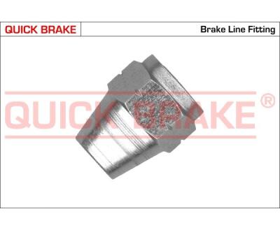 ZG QUICK BRAKE З'єднувач трубки гальмівний (M16x1.25/L=26mm/d=10.3mm)