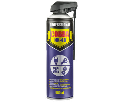 MULTIFUNCTIONAL LUBRICANT PROFESSIONAL COBRA NX-40,550ml  Спрей багатофункціональний