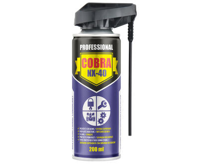 MULTIFUNCTIONAL LUBRICANT PROFESSIONAL COBRA NX-40,200ml  Спрей багатофункціональний