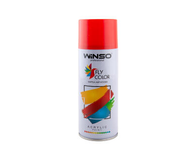 Фарба акрилова,Spray 450ml., червоний,(SIGNAL RED/RAL3001),12шт/уп.
