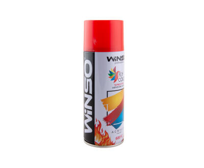Фарба високотемпературна 600°,Spray 450ml.,багряно-червоний,(FLAME RED/RAL3000),12шт/уп.